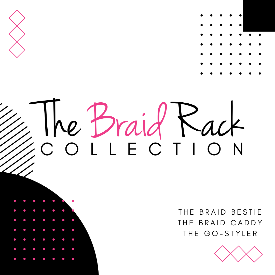 Braid Bestie Hair Organizing Rack  Work Smarter, Not Harder! Load