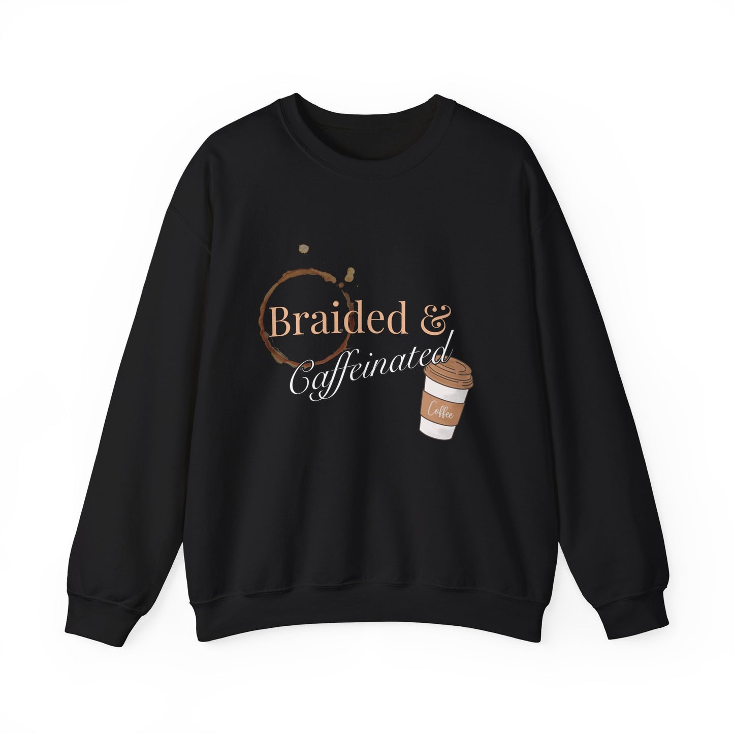 Braided & Caffeinated Crewneck Sweatshirt