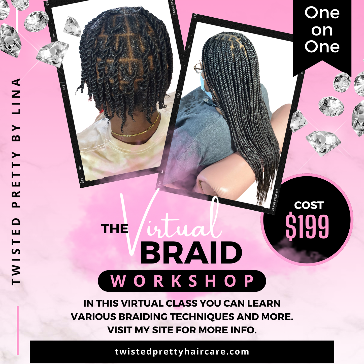 Learn to Braid | 1-on-1 Virtual Session (2hrs)